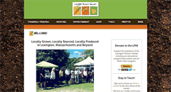 Desktop Screenshot of lexingtonfarmersmarket.org